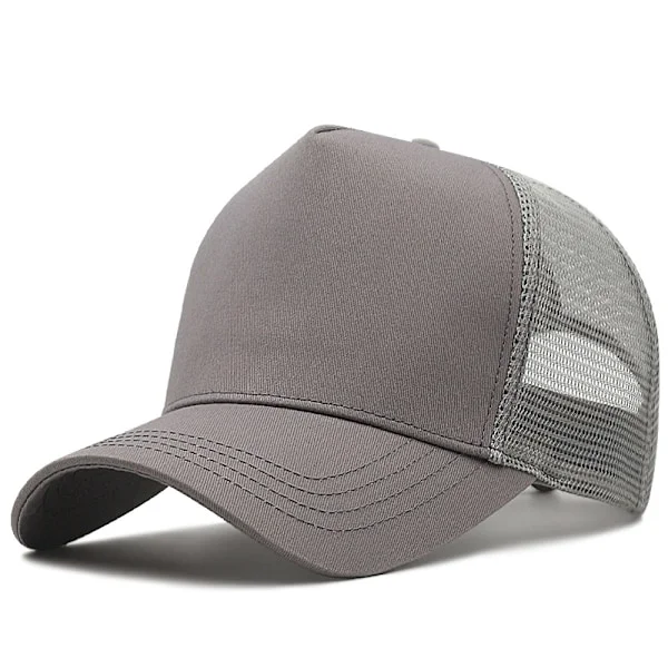 XL Mesh Trucker Hat Stor Hætte Til Mænd Høj Krone Baseball Cap Åndbar Dad Hat Justerbar 23,6 - 25,6 Tommer