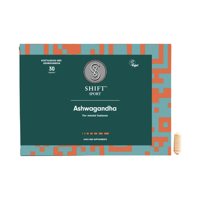SHIFT SPORT Ashwaganda 30 kapslar ashwagandha