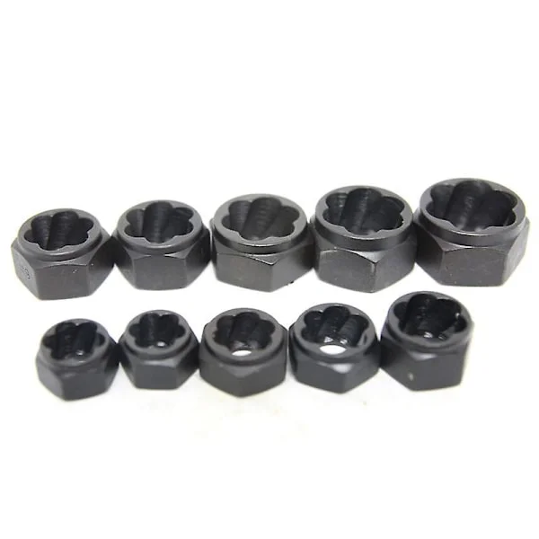 10-pack Skadade Mutterborttagare Stud Extractor Set Metrisk Brottborttagningssats