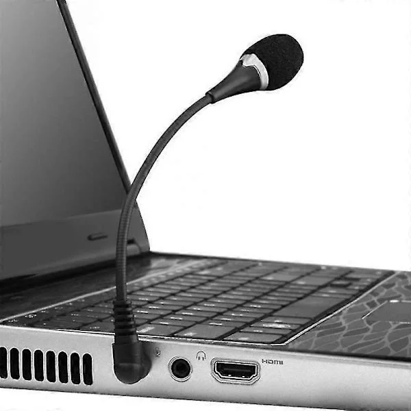 3,5 mm Jack Mini Mikrofon Trådløs Mikrofon Til Pc Laptop Notebook Tablet Audio Ekstern Mikrofon Fleksibel Stand Støjreducerende
