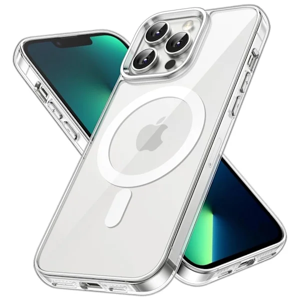 iPhone 13 Pro Max Transparent Magsafe Skal – Perfekt Passform och Trådlös Laddning