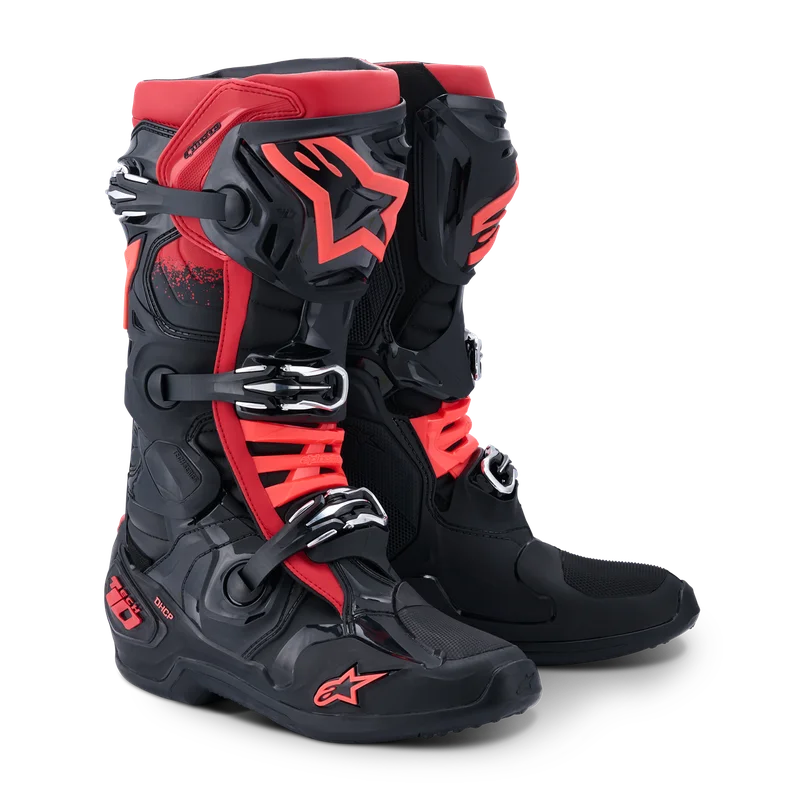 Stivali Cross Alpinestars Tech 10 Nero/Rosso 43