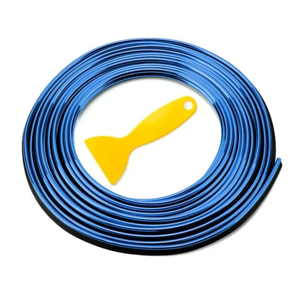 5M Car Vent Trim, Decorative Strips Car Accessories Car Interior Decoration for Car Air Conditioning Outlet Grille (Blue)