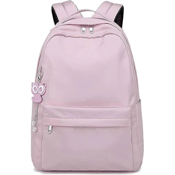 Waterproof Campus Bag Casual Backpack, Holds 14-inch Laptop, Suitable for School Travel, Lightweight Backpack Taro Li