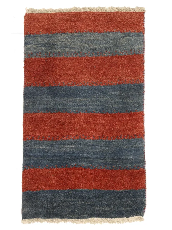 Oriental Gabbeh Rug 51X86 Dark Red/Black (Wool, )