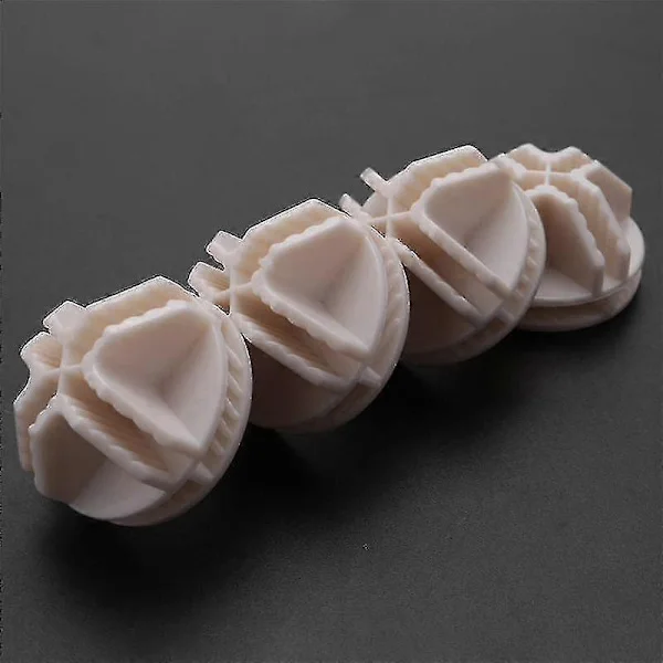 60 Pieces Grid Cube Connectors ABS Connectors for Wire Square Storage Shelf (White)