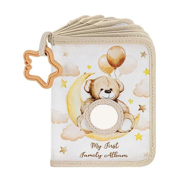 Baby Fotoalbum - Blød Babybog Første År Baby Fotoalbum Baby Album{KDO}