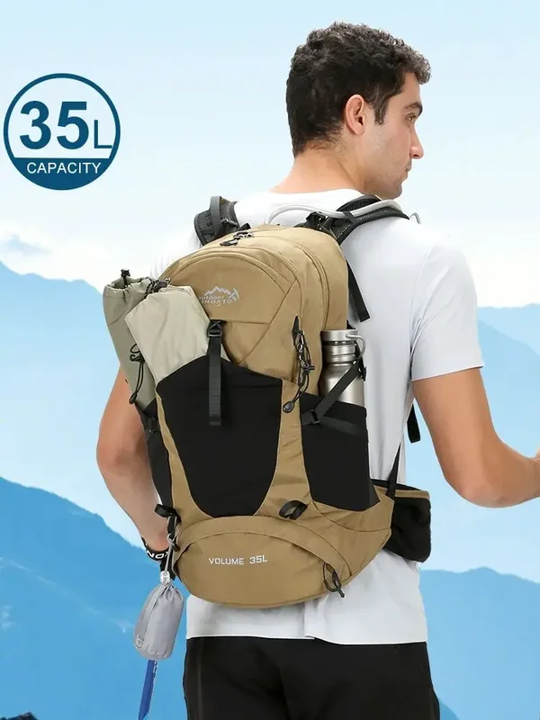 AliExpress - Sac à dos de montagne 35 litres pour homme et femme, sac de sport d'extérieur imperméable pour camping, randonnée et pluie