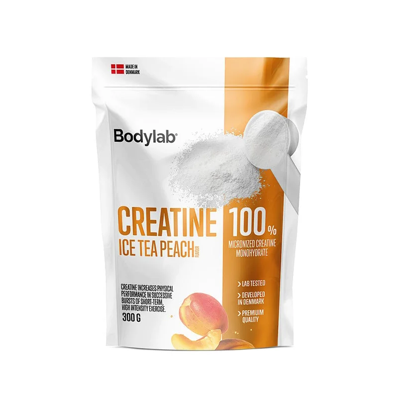 Spar 40,- • Køb 2, Bodylab Creatine Powder Ice Tea Peach 300 g, Helse & Madvarer, Ingredienser, Kreatin