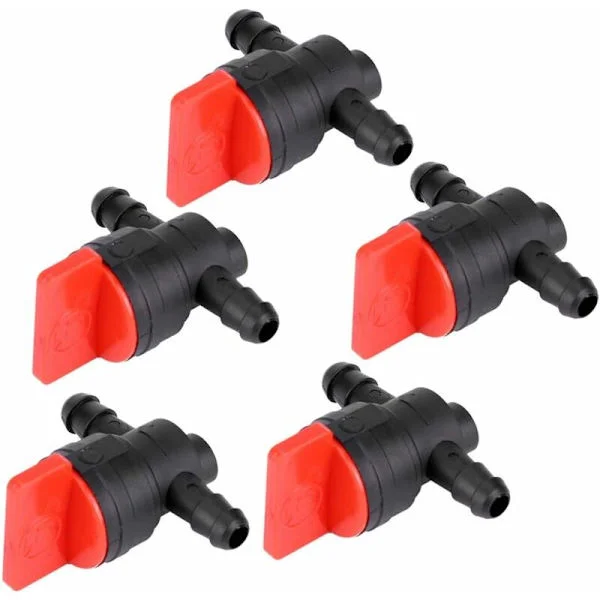 1/4" Drivstofftank Avstengningsbryter Gressklipper Tilbehør for Hage og Landbruk Bruk 5 Stykker, Gressklipper Tilbehør