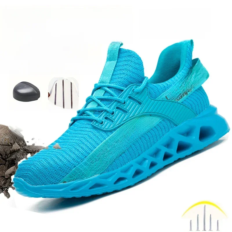 AliExpress - Veiligheidsschoenen Heren Voor Werk Sneakers Dames Heren Werkschoenen met stalen neus Veiligheidsbeschermende schoenen Lichtgewicht anti-