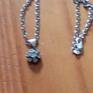 Halsband silver 925 med hänge.