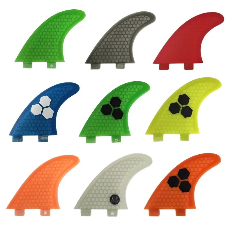 AliExpress - Ensemble d'ailerons Tri-fines UPSURF FCS S/M/L, palmes de Surf en nid d'abeille, propulseur de planche de Surf, stabilisateur de Kayak, 