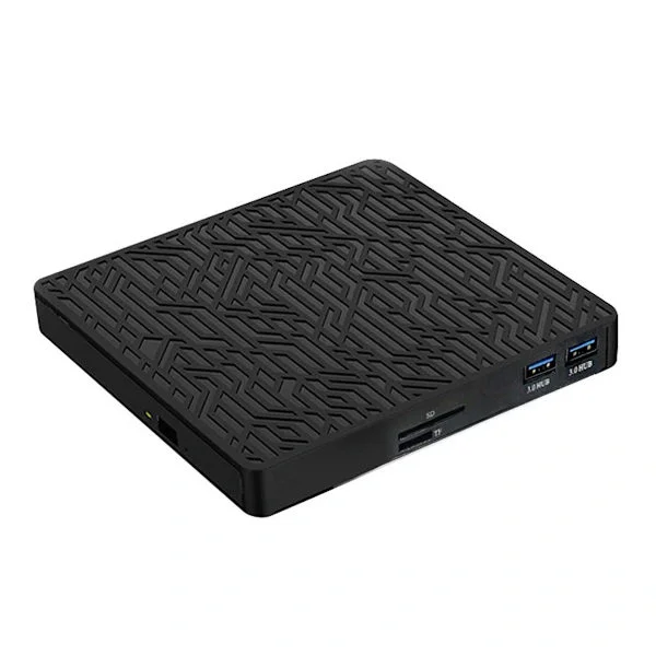 Ulkoinen Blu-ray-asema, kannettava Blu-ray-soitin USB 3.0 Type-C -liitännällä, monitoiminen Blu-ray-asema yhteensopiva kannettavan tietokoneen MacBook
