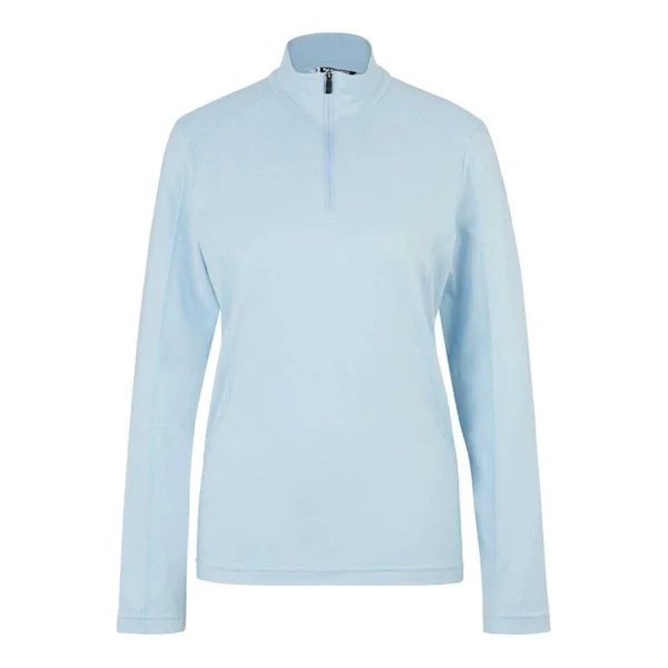 Ziener Dam Jenita Half Zip Raglan Sweatshirt 10 UK Blå