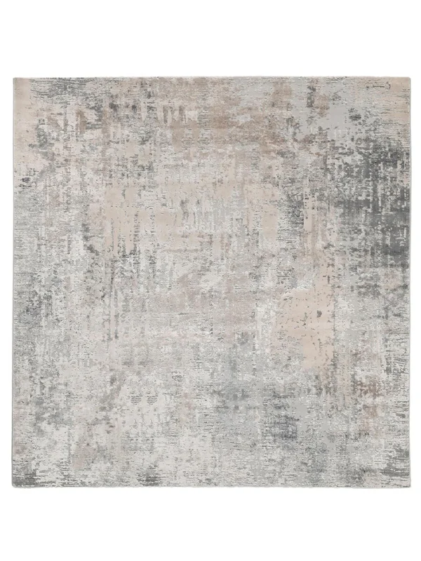 Vintage Abstracta Grande Ritz Alfombra - Gris Claro 250X250 De Estilo Rústico