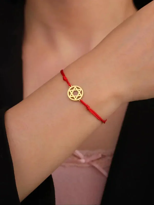 AliExpress - Dreamtimes-Bracelet Étoile de FC pour Homme et Femme, Pendentif Hexagramme en Acier Inoxydable, Bijoux Juifs