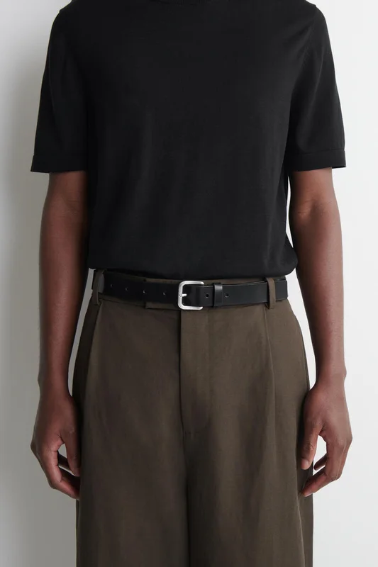 COS Leather Belt in Black - Men