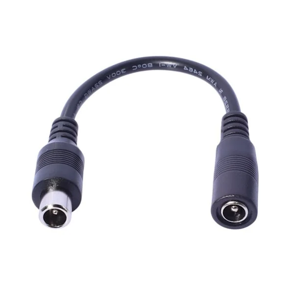 Praktisk 5,5x2,1 mm honadapterkabel för hemelektronik