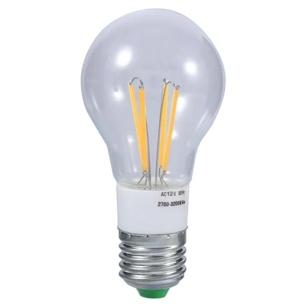 E27 12V COB LED Bulb 360 Degree Non-Dimmable Light New (4W Warm White)