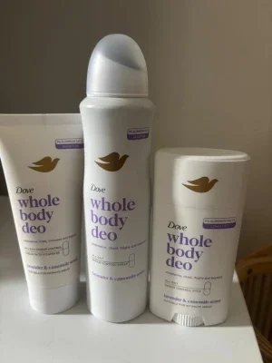 Dove whole body deo 3 pack