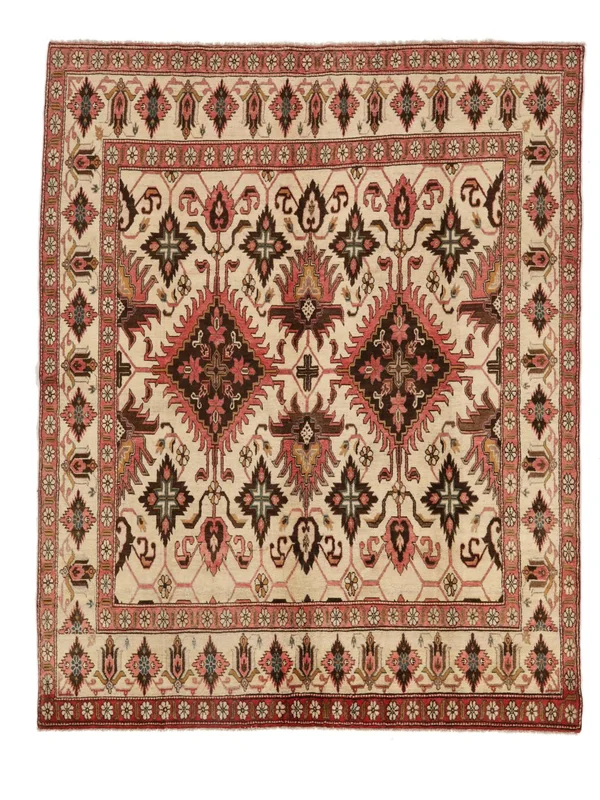 Hand Knotted Oriental Kurdi Ghuchan Rug 215X280 Brown/Orange