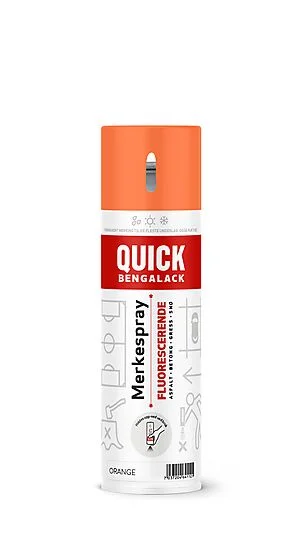 QUICK Bengalack merkespray oransje 500ml