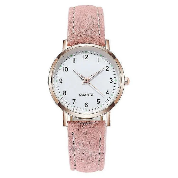 Damklockor Små Kvarts Analog Armbandsur Casual Läder