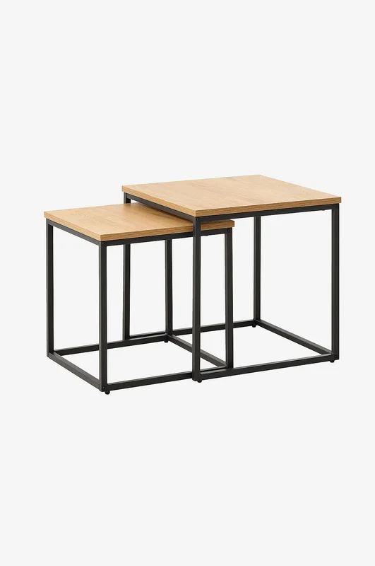 Håum - Cosmo Satsbord 50x50Cm - Svart - Soffbord - Från Homeroom