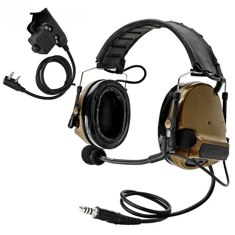 AliExpress - TAC-SKY COMTA3 Taktisches Headset Walkie-Talkie TSCIII Headset Rauschunterdrückungskopfhörer mit taktischem Ptt für Baofeng Radio