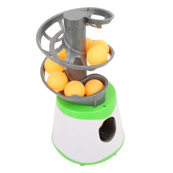 Bærbar ABS Bordtennis Trainer Ping Pong Ball Automatisk Launcher Treningsmaskin Barneunderholdningsleketøy