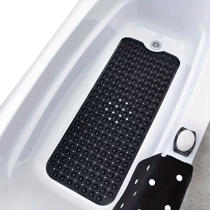 AliExpress - 1 Stück rutschfeste Duschmatte, Badewannenmatte mit Ablauflöchern und Saugnäpfen, maschinenwaschbar, für den Haushalt, Badezimmer, 