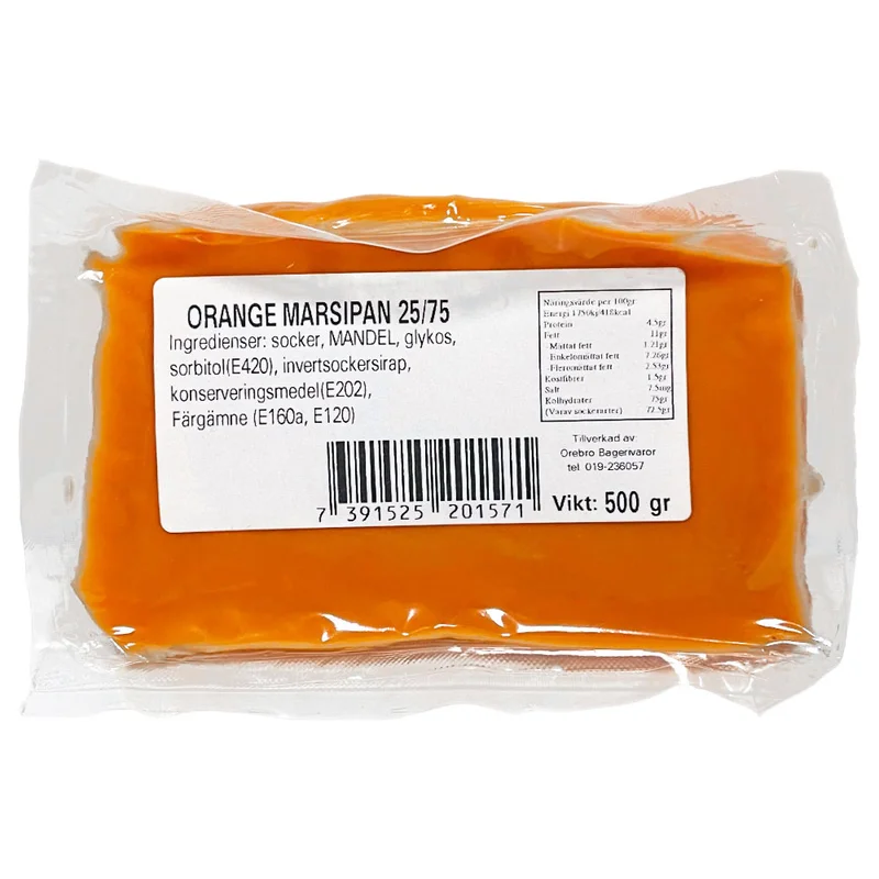 Marsipan Oransje 500 g