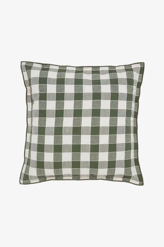Svanefors - Kuddfodral Mary 45x45 cm - Grön - Prydnadskuddar & kuddfodral - 45X45 - Från Homeroom