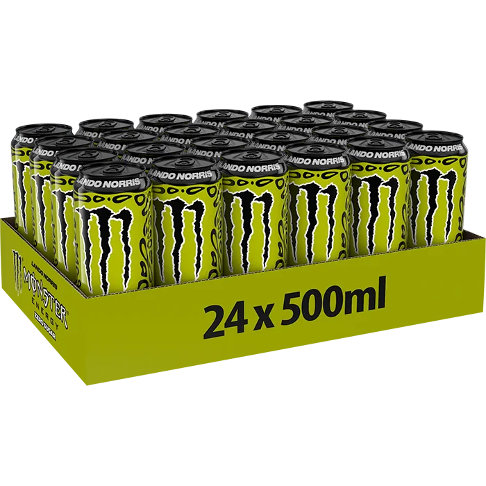24 x Monster Energy 50 cl Lando Norris Zero Sugar