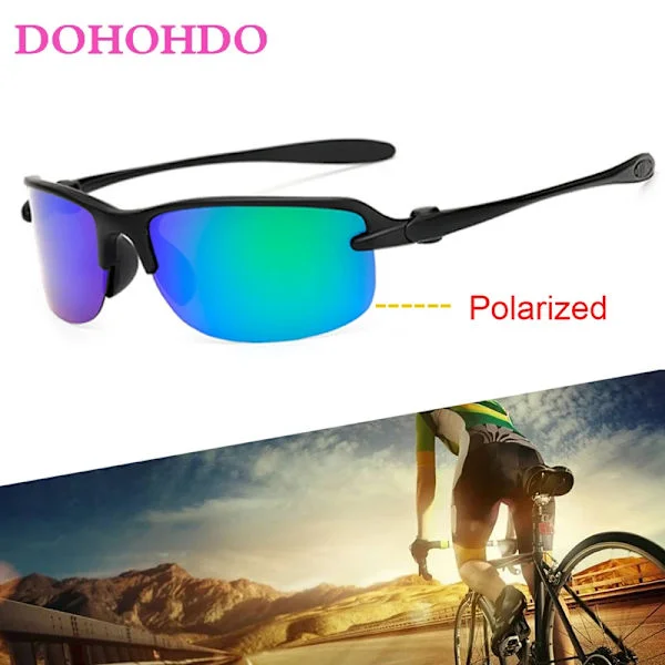 DOHOHDO Sports Solbriller Polariserede Polaroid Fiskesolbriller Sportsbriller Dame Solbriller Til Mænd UV400 De Sol Feminino