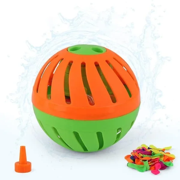 Splash Ball Timer Bomb with 50 Balloons, Outdoor Toy, Water Balloons, Party Favors for Kids and Adults (Ball) [DB]CJY