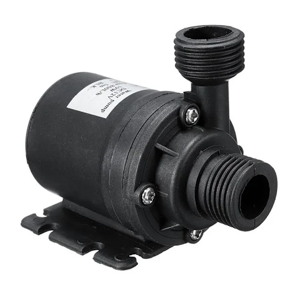 24V borstlös nedsänkbar vattenpump 800L/H 3M för fontän pool solcirkulation