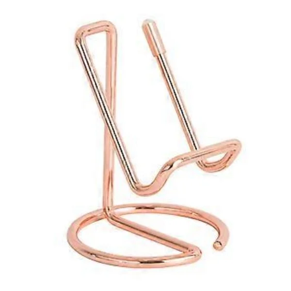 Mobiltelefonholder Metal Mobiltelefoner Display Opbevaringsstativ Rack til Elektronisk Produkt Opbevaring Display Reoler Rose Gold