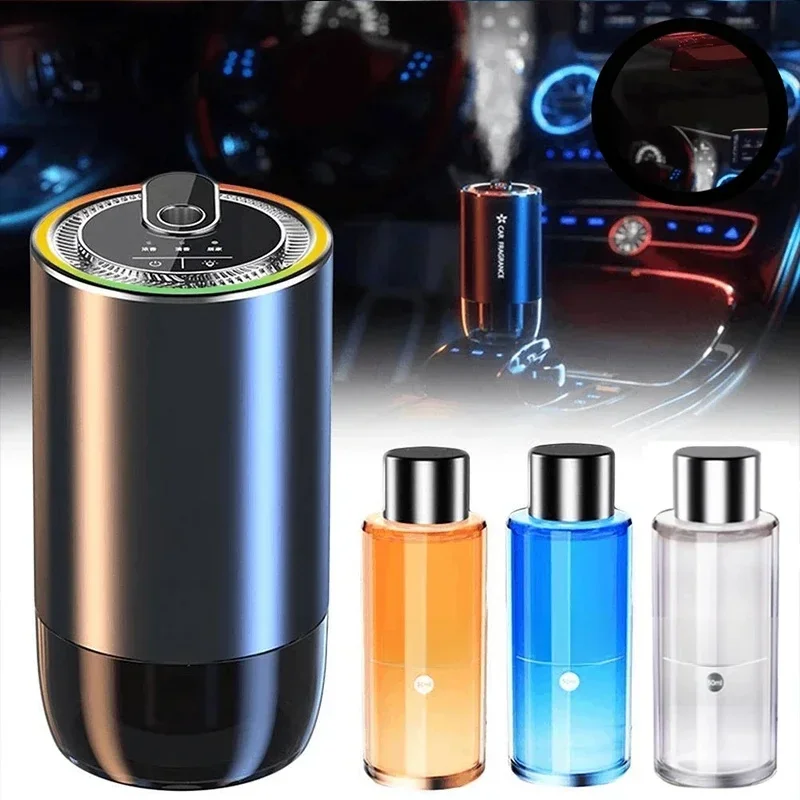 AliExpress - Désodorisant de voiture 1000mAh, diffuseur de parfum Rechargeable par USB, distributeur d'odeur de lumière LED, aromathérapie, 