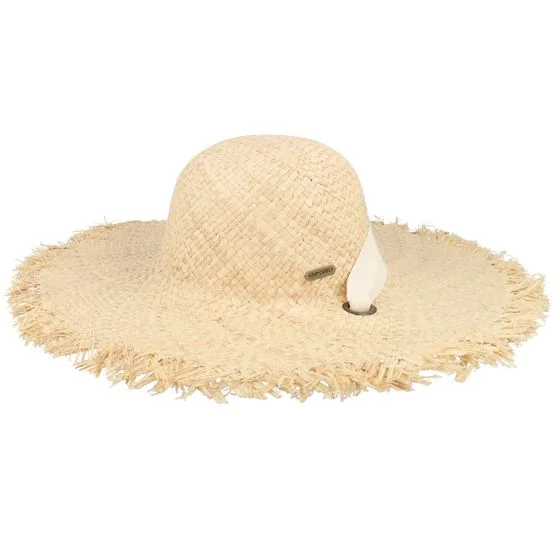 Rip Curl - Wategos Fringed Boho Hat Naosral Straw Hat Straw Beige Hat - @ Hatstore