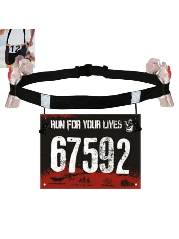 AliExpress - Outdoor-Laufgürtel Triathlon Marathon Startnummerngürtel mit Gelhalter Stoffgürtel Motor Fitness Sport Zubehör