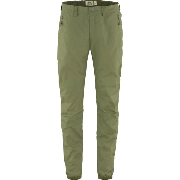Fjällräven Men's Vardag Trousers in Green, G-1000 | Size: 44/Short
