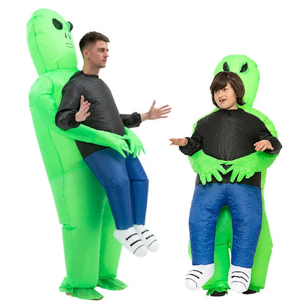 Uppblåsbara Dräkter Julscenföreställning Dräkter Halloween Dräkter Utomjording Barnstorlek Utomjording extraterrestrial Barnstorlek