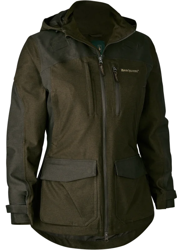 Deerhunter Lady Chasse Jacket naisten metsästystakki, vihreäruskea