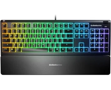 SteelSeries Apex 3 - Fyndvara - Gamingtangentbord med 10-zoners RGB-belysning