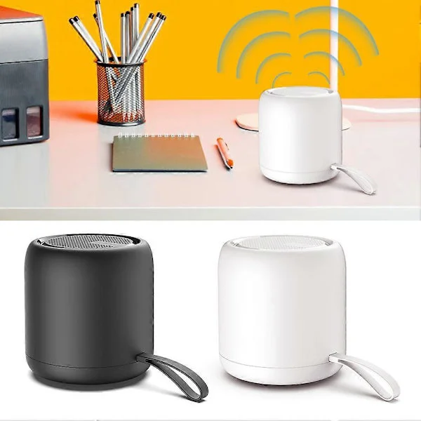 Mini trådlös högtalare med subwoofer Liten bärbar trådlös högtalare för att lyssna på musik