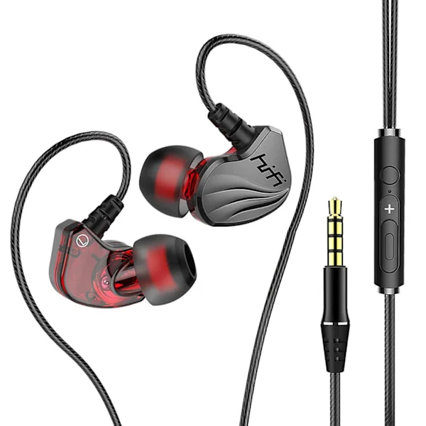 In Ear-hörlurar Teknologi Hifi Bass Öronsnäckor Monitor Metall Hörlurar Sport Brusreducerande Headset