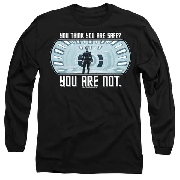 Star Trek: Into Darkness Unisex Vuxen Not Safe T-Shirt M Svart