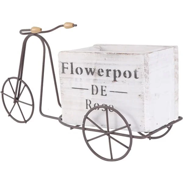 1 Styk Cykel Plantepotte Rustik Patio Plantepotte Plantepotte Plante